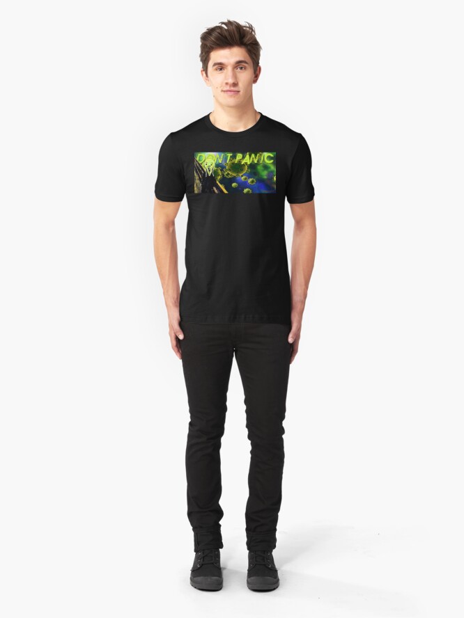 Alternate view of Don't Panic Slim Fit T-Shirt