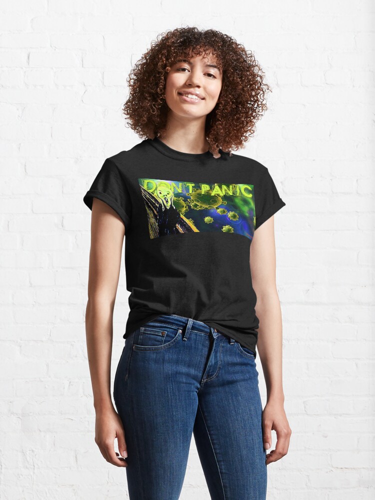 Alternate view of Don't Panic Classic T-Shirt