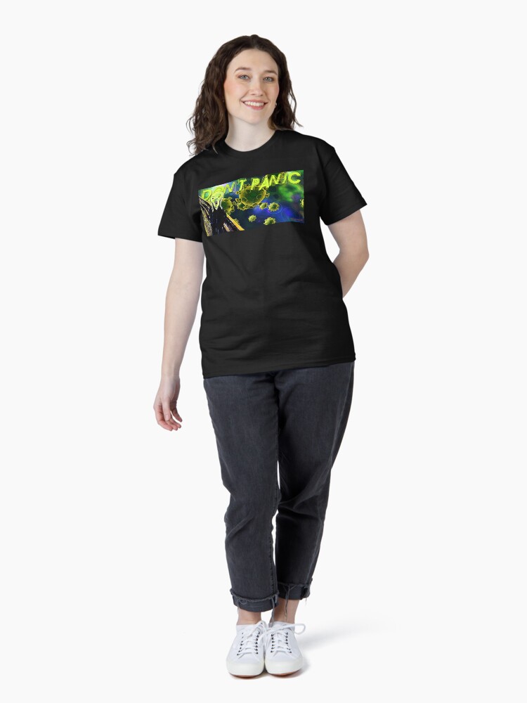 Thumbnail 4 of 7, Classic T-Shirt, Don't Panic designed and sold by EyeMagined.