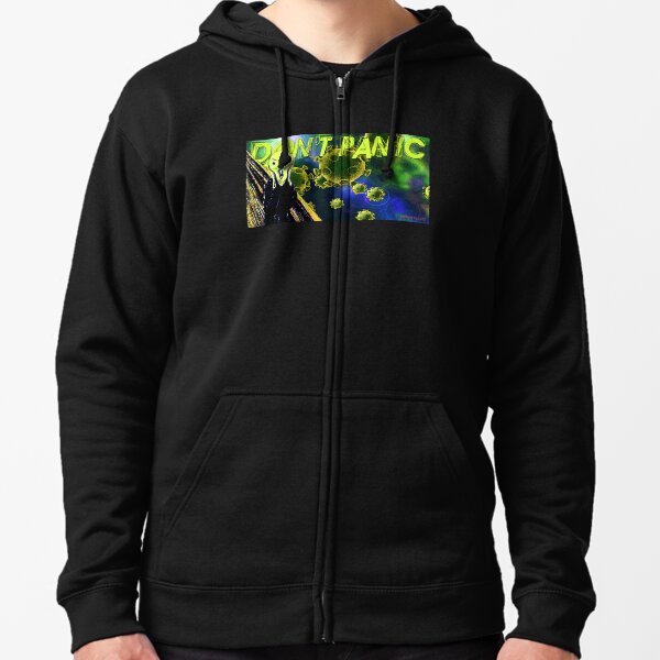Don't Panic Zipped Hoodie
