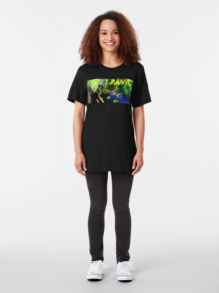 Alternate view of Don't Panic Slim Fit T-Shirt