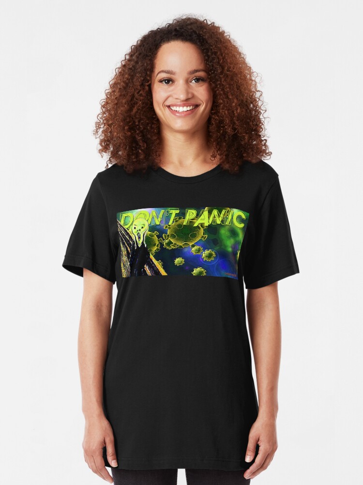 Alternate view of Don't Panic Slim Fit T-Shirt