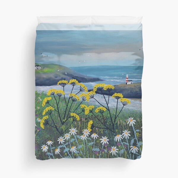 Headland Cottages Duvet Cover