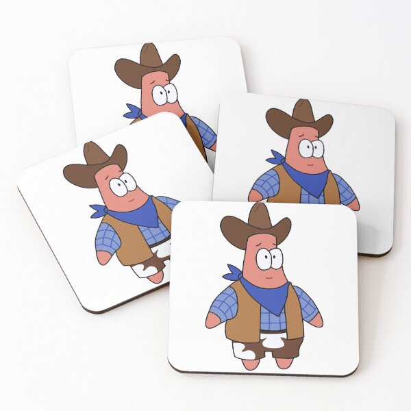 Item preview, Cowboy Patrick | spongebob squarepants designed and sold by Snoringtacos.