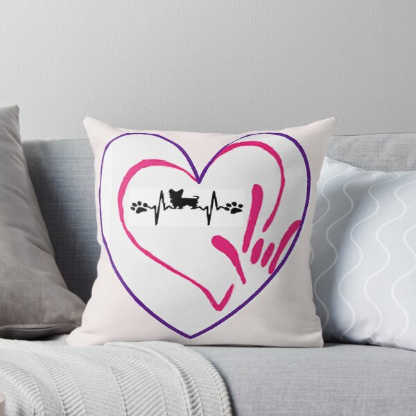 Item preview, PUPPY LOVE HEARTS,colorful abstraction designed and sold by Adri Barnard.
