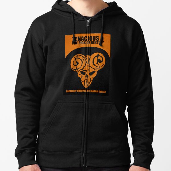 Womans Tenacious D Long Sleeves Cat Ear Hoodie Sweater Black Gift
