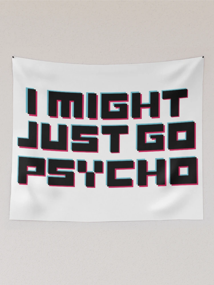 Thumbnail 2 of 3, Tapestry, Psycho designed and sold by RascalCalmind.