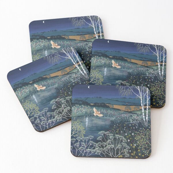 Item preview, Over Moonlit Pool designed and sold by Jo Grundy.