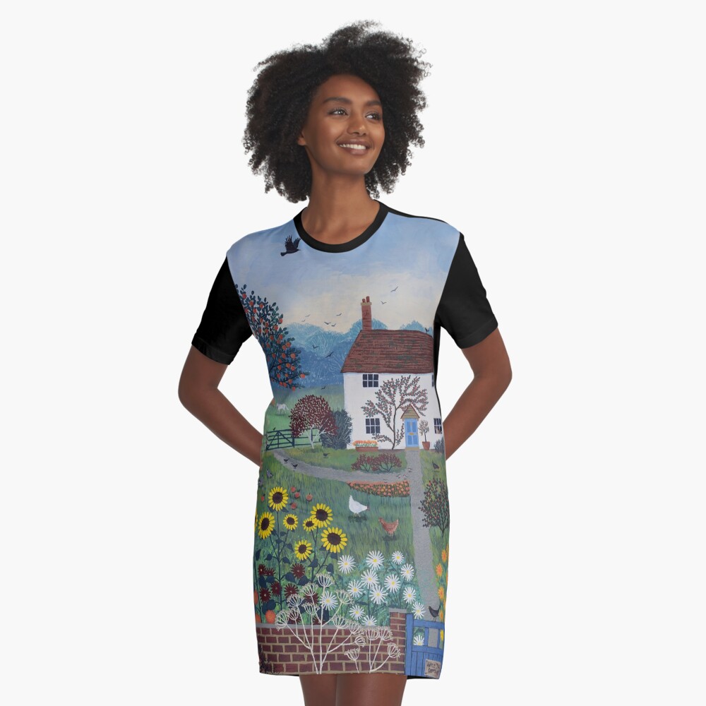 Item preview, Graphic T-Shirt Dress designed and sold by Jogrundyart.