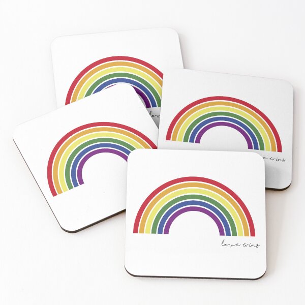 Item preview, Love wins - Gay - Lesbian - Minimalist  designed and sold by Tropical Blood.