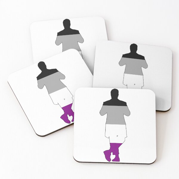 Item preview, The Master Silhouette - Asexual (Black Frame) designed and sold by gallifreystede.