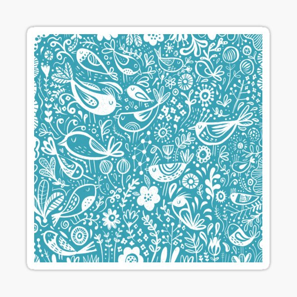 Item preview, Birds and flowers designed and sold by Gareth Lucas.