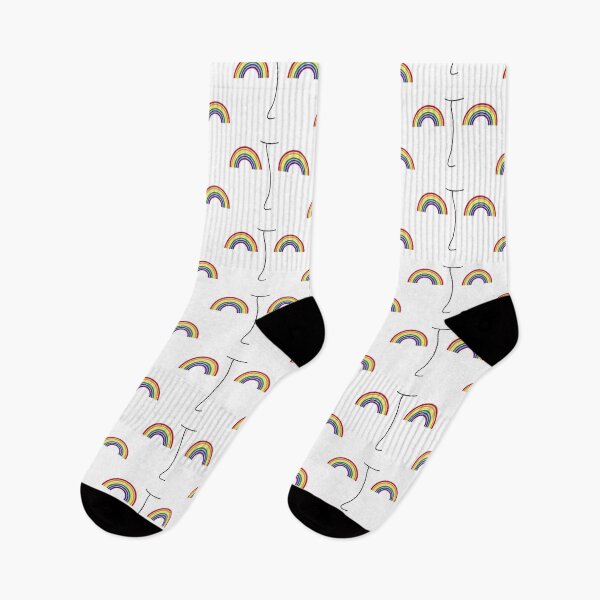 Item preview, face with gay flag rainbows. designed and sold by Tropical Blood.