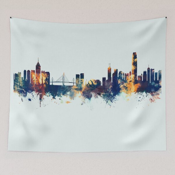 Artikelvorschau, Hong Kong Skyline entworfen und verkauft von ArtPrints.