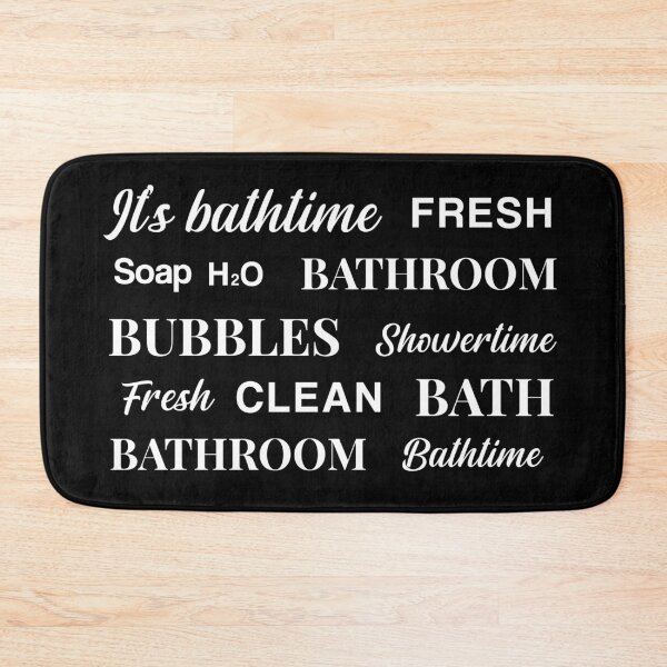 Item preview, Cute Bathroom Bath Mat Design designed and sold by 4Style.