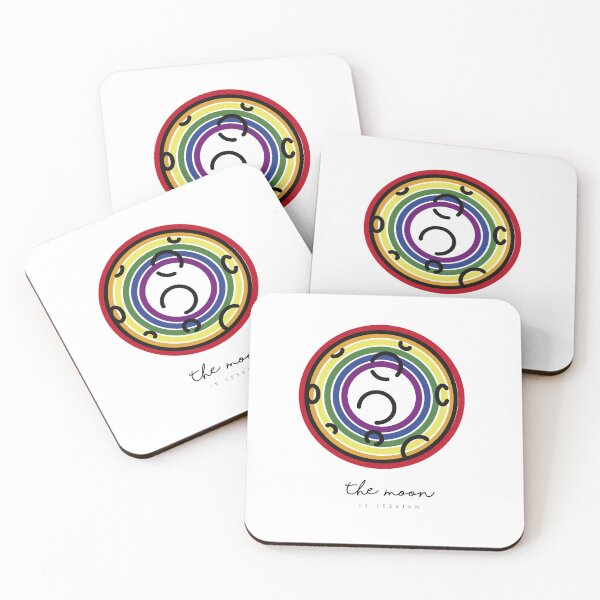Item preview, The moon is lesbian - Minimalist - Gay power  designed and sold by Tropical Blood.