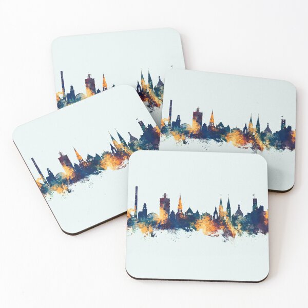 Item preview, Bielefeld Germany Skyline designed and sold by ArtPrints.