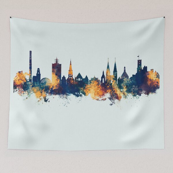 Item preview, Bielefeld Germany Skyline designed and sold by ArtPrints.