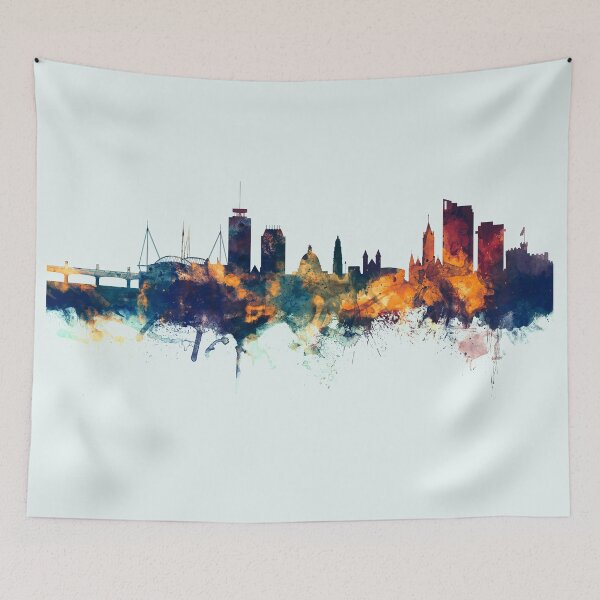 Item preview, Cardiff Wales Skyline designed and sold by ArtPrints.