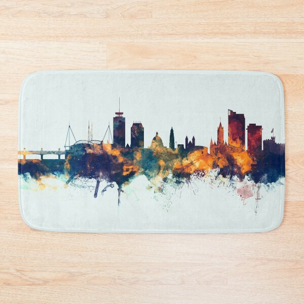 Artikelvorschau, Cardiff Wales Skyline entworfen und verkauft von ArtPrints.