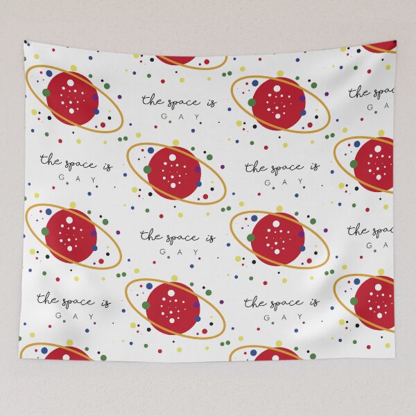Item preview, Space is gay - Rainbow - Minimalist freedom  designed and sold by Tropical Blood.