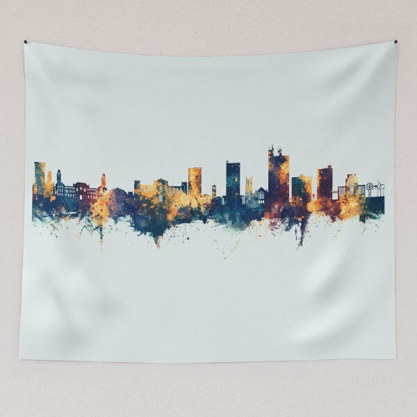 Item preview, Lubbock Texas Skyline designed and sold by ArtPrints.