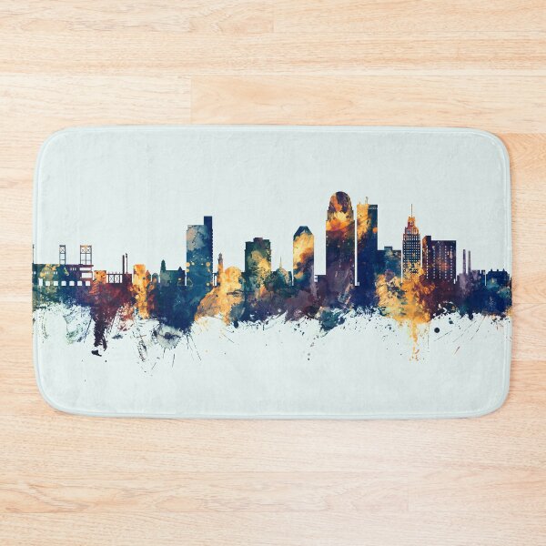 Item preview, Winston-Salem North Carolina Skyline designed and sold by ArtPrints.