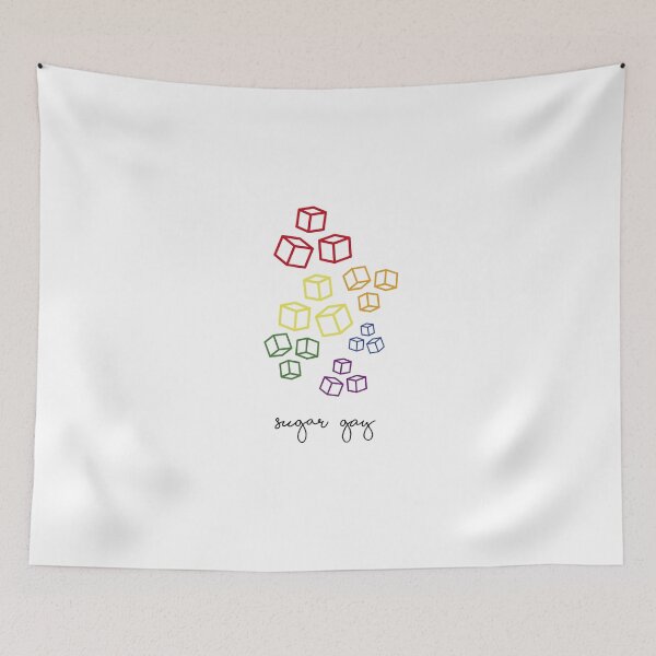 Item preview, Sugar gay - Minimalist - Rainbow  designed and sold by Tropical Blood.