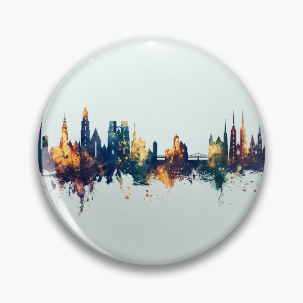 Item preview, Wroclaw Poland Skyline designed and sold by ArtPrints.