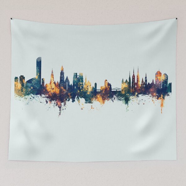 Item preview, Wroclaw Poland Skyline designed and sold by ArtPrints.