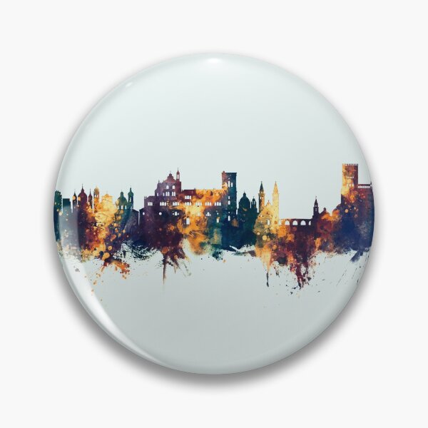 Artikelvorschau, Granada Spain Skyline entworfen und verkauft von ArtPrints.