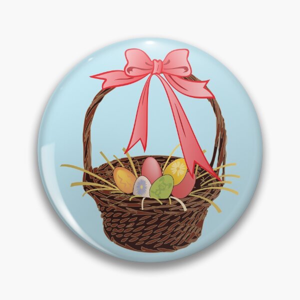 Item preview, Easter Eggs in Basket designed and sold by MonkeyBusinessC.