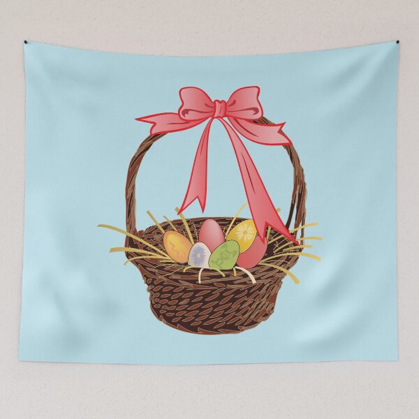 Item preview, Easter Eggs in Basket designed and sold by MonkeyBusinessC.