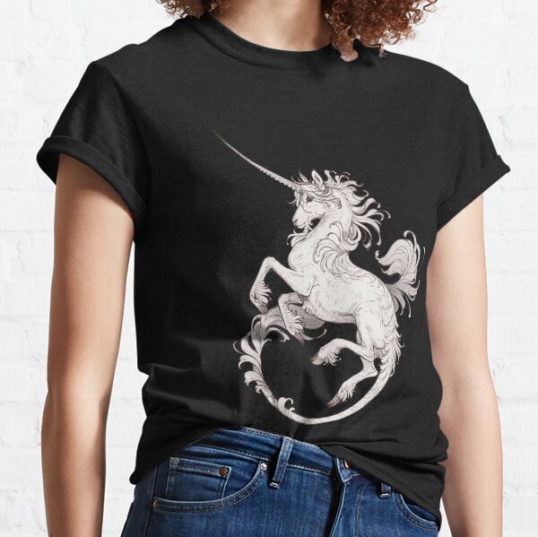 Licorne médiévale T-shirt classique
