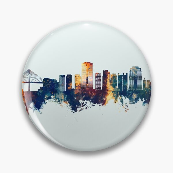 Item preview, Long Beach California Skyline designed and sold by ArtPrints.