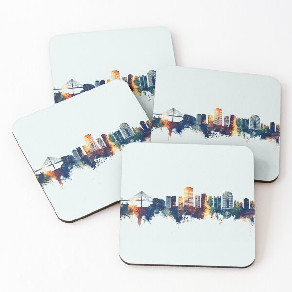 Item preview, Long Beach California Skyline designed and sold by ArtPrints.