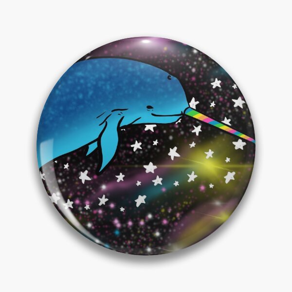 Item preview, Rainbow Narwhale designed and sold by reasonablemunki.