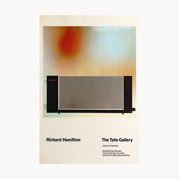 Item preview, Richard Hamilton Exhibition poster 1970 designed and sold by DejaVuStudio.