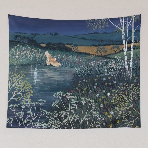 Item preview, Over Moonlit Pool designed and sold by Jo Grundy.