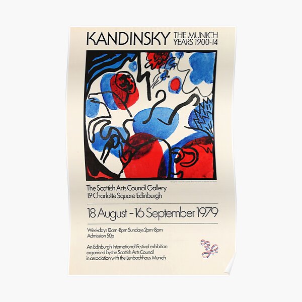 Kandinsky Ausstellungsplakat 1979 Poster