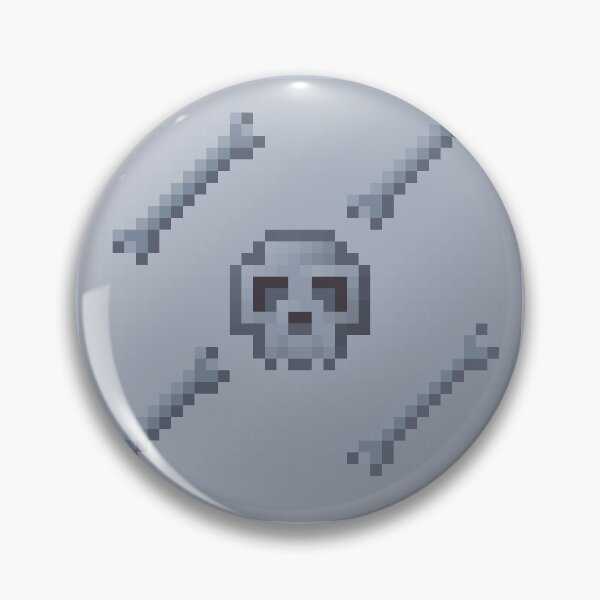 Item preview, Pixel Art Skull Bones designed and sold by Gavirlas.