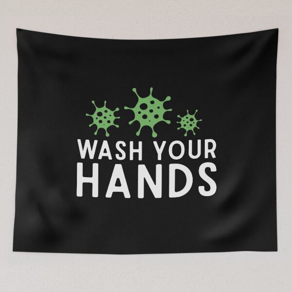 Item preview, Wash your hands Green Germs Graphic  designed and sold by alenaz.