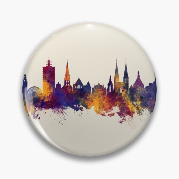 Item preview, Bielefeld Germany Skyline designed and sold by ArtPrints.
