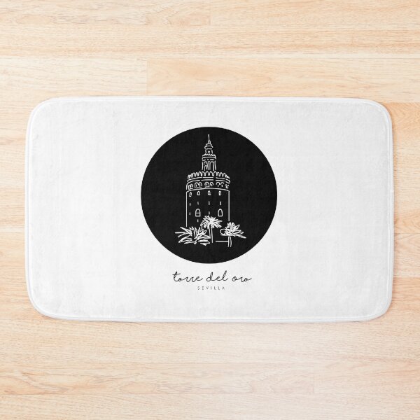 Item preview, Torre del Oro - Sevilla - Black & White - Minimalist Design  designed and sold by Tropical Blood.