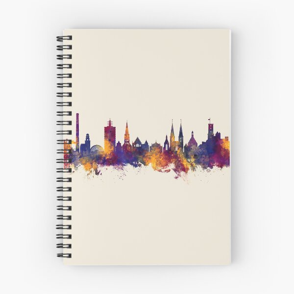 Item preview, Bielefeld Germany Skyline designed and sold by ArtPrints.