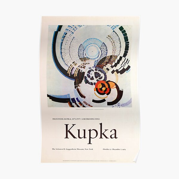 Frank Kupka Exhibition poster 1975 Poster