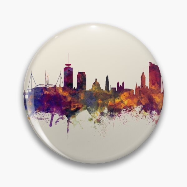 Item preview, Cardiff Wales Skyline designed and sold by ArtPrints.
