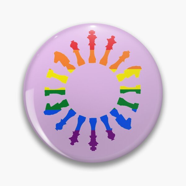 Item preview, LGBT Rainbow Flag Chess Set designed and sold by Spartawolf.