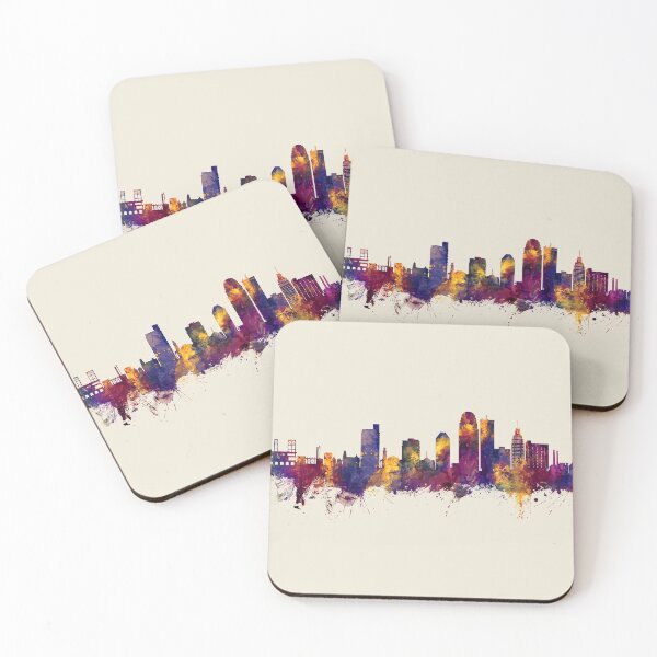Item preview, Winston-Salem North Carolina Skyline designed and sold by ArtPrints.