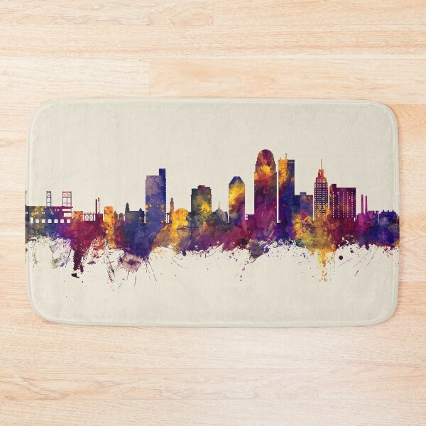 Item preview, Winston-Salem North Carolina Skyline designed and sold by ArtPrints.